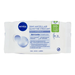Nivea مناديل مزيلة للمكياج بماء ميسيلار 25 قطعة 
