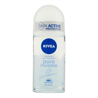Nivea بيور إنفيزيبل - مزيل عرق رول أون 50 مل 