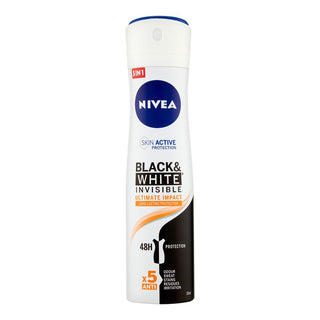 Nivea Antitraspirante Black&White Invisible Ultimate Impact 150 ml — Deodorante antitraspirante