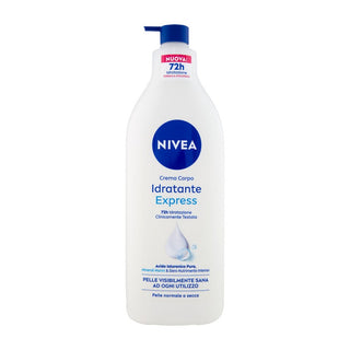 Nivea Express Feuchtigkeits-Körpercreme - Normale oder Trockene Haut 500 ml 