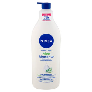 Nivea Nivea Fluida Pomp Aloe Hydraterend Normale Of Droge Huid 500 Ml 