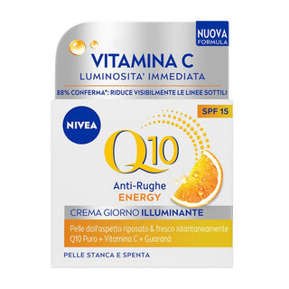 Nivea Nivea Gezicht Q10 Energy Anti-Rimpel Dagcrème Verhelderend Spf15 Vermoeide En Doffe Huid 50 Ml 
