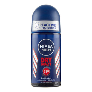 Nivea رجال دراي إمباكت بلس - مزيل عرق رول أون 50 مل 