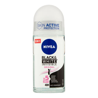 Nivea Invisible For Black & White Original - Roll-On Deodorantti 50 ml 