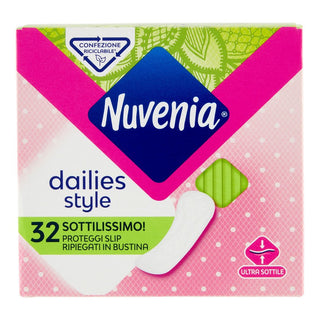 Nuvenia 折り畳んだパンティ プロテクター サシェ 32 枚入り