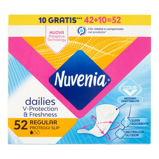 Nuvenia Proteggi-Slip Anatomico Uso Quotidiano 52 pz — Proteggi-slip
