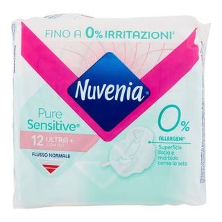 Nuvenia Pure Sensitive Ultra Με Φτερά 12Τμχ 