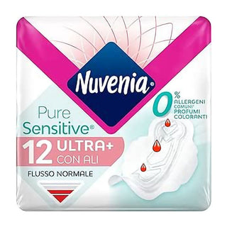 Nuvenia Pure Sensitive Ultra con Ali 12 Pezzi — Assorbente