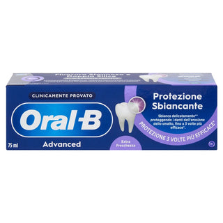 Oral-B Advanced Dentifricio Protezione Sbiancante Extra Freschezza 75 ml — Dentifricio
