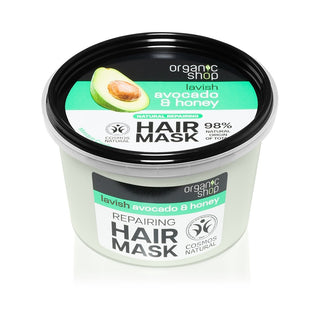 Organic Shop Maschera Capelli Ristrutturante Avocado & Honey 250 ml — Maschera Capelli
