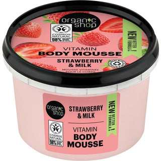 Organic Shop Crema Corpo Fragola E Latte 250 ml — Crema corpo