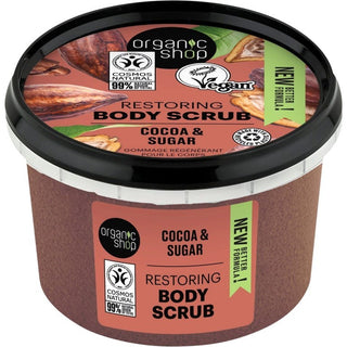 Organic Shop Scrub Corpo Esfoliante Cacao & Zucchero 250 ml — Scrub corpo