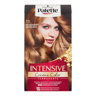 Palette Crema Colorante Permanente Intensiva 7.5 Biondo Caramello Dorato — Colorante capelli