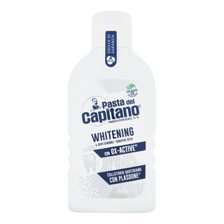 Pasta Del Capitano Colluttorio Sbiancante Ox-Active Whitening E Denti Sensibili Contro Le Macchie 400 ml — Collutorio