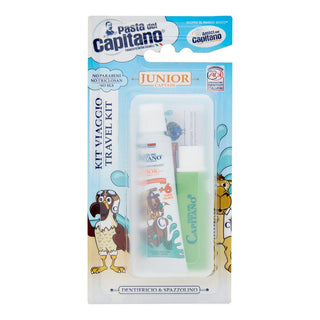 Pasta del Capitano Dentifricio 20 ml + Spazzolino Pieghevole — Kit