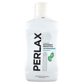 Perlax Bělicí ústní voda - Ochranná s kyselinou hyaluronovou 500 ml 