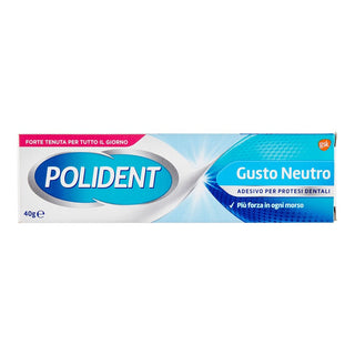 Polident Adesivo Per Dentiere Ipoallergenico Senza Zinco Free 40 ml — Adesivo per Protesi Dentarie