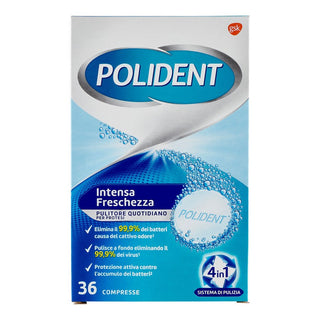 Polident Trippel Friskhet Tabletter for Proteser 36 Tabletter 