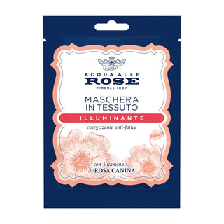 Roberts Acqua Alle Rose Maschera Tessuto Illuminante 1 Pz — Maschera viso in tessuto