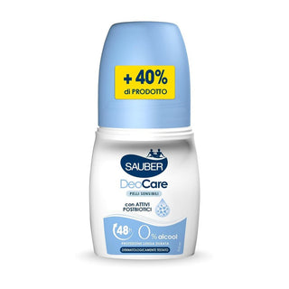 Sauber Roll-On Deodorant For Sensitive Skin 48H 70Ml 