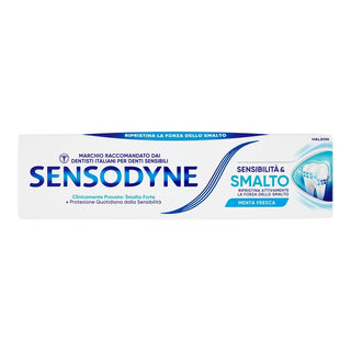 Sensodyne Οδοντόκρεμα Ευαισθησία & Σμάλτο Για Ευαίσθητα Δόντια Ισχυρό Σμάλτο Γεύση Μέντας 75 ml 