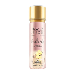 So Profumi Vanilla Latte Body Mist - Voňavá voda Vanilla a Cappuccino 150 ml 
