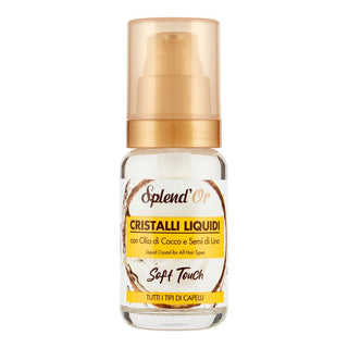 Splend Or Cristalli Liquidi Con Semi Di Lino E Olio Di Cocco 50 ml — Cristalli liquidi capelli