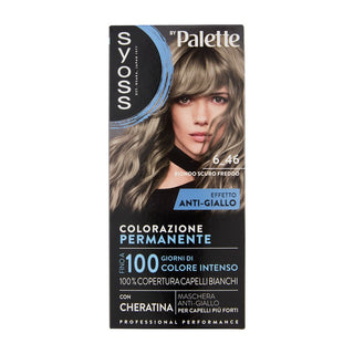 Syoss Permanent Cool Color 6_46 Dunkelblond Kalt 
