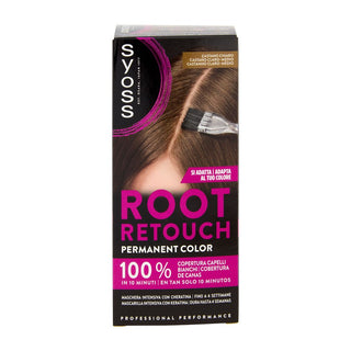 Syoss Ritocco Radice Colore Permanente Castano Chiaro — Colorazione permanente per capelli
