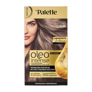 Syoss Oleo Intense Sem Amoníaco Coloração Permanente Com Óleo Castanho Claro Pérola 7-56 