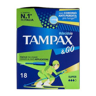 Tampax Tampax & Go Super 18 Stykker 