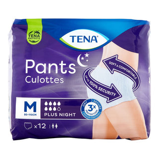 Tena Pants Plus Night - Saugfähige Höschen Größe M 12 Stk 