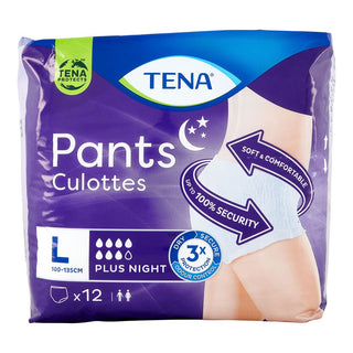 Tena Pants Plus Night - Saugfähige Höschen Größe L 12 Stk 