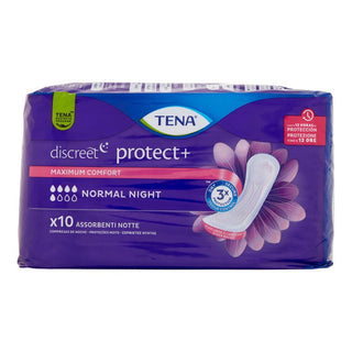 Tena Discreet Natt 10 Bindor Normal Light 