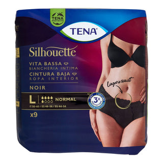 Tena Silhouette Nero L 9 Pezzi — Mutandina Assorbente