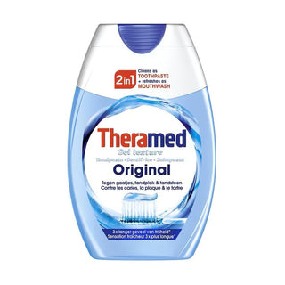 Theramed Pasta do zębów + Płyn do płukania jamy ustnej Original 2 w 1 75 ml 