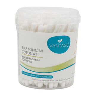 Vantage Bastoncini Nettaorecchie 100 pz — Bastoncini per orecchie