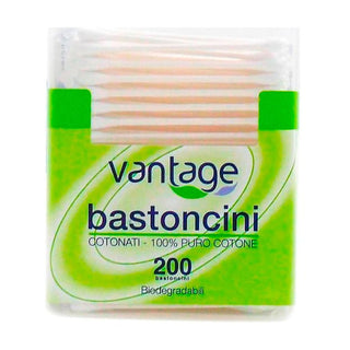 Vantage Bâtonnets Nettoie-Oreilles 200 Pièces 
