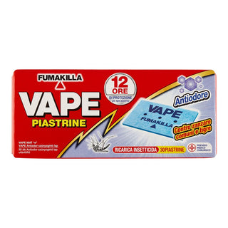 Vape Piastrine Ricarica Insetticida 30 Piastrine — Antizanzare