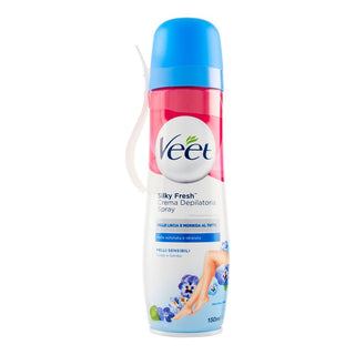 Veet Crema Depilatoria Spray Pelli Sensibili 150 ml — Crema Depilatoria