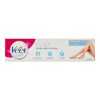 Veet Αποτριχωτική Κρέμα Silk&Fresh Ευαίσθητες Επιδερμίδες 200 ml 