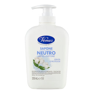 Venus Sapone Liquido Neutro Latte Cotone 250 ml — Sapone liquido
