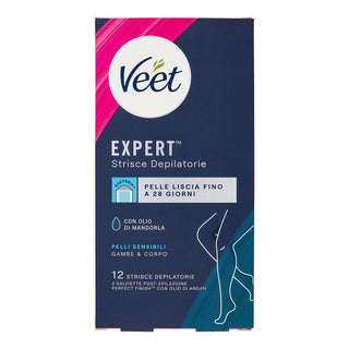Veet 바디 스트립 Expert 민감성 피부용 12개입 