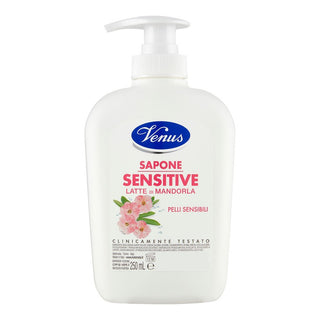 Venus Sapone Liquido Sensitive Latte Mandorla 250 ml — Sapone liquido