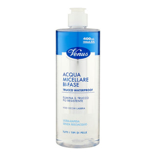 Venus Dvoufázová micelární voda na voděodolný make-up 400 ml 