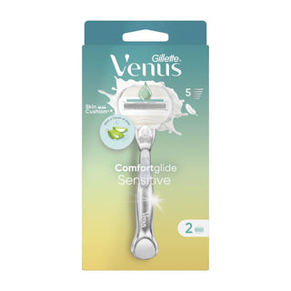 Venus Venus 舒适敏感剃须刀，含2个替换刀头 