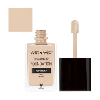 Wet n wild Fondotinta Photofocus 363C Nude Ivory — Fondotinta