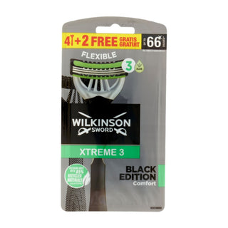 Wilkinson Xtreme 3 Black Edition 4+2 — Rasoio Usa e Getta