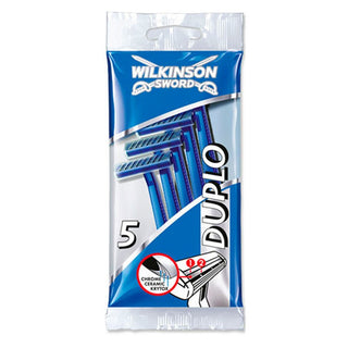 Wilkinson Lame de ras de unică folosință cu dublă lamă Duplo - Pachet de 5 lame 