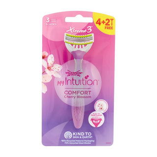Wilkinson Brici My Intuition Xtreme3 Comfort Cherry Blossom 4+2 